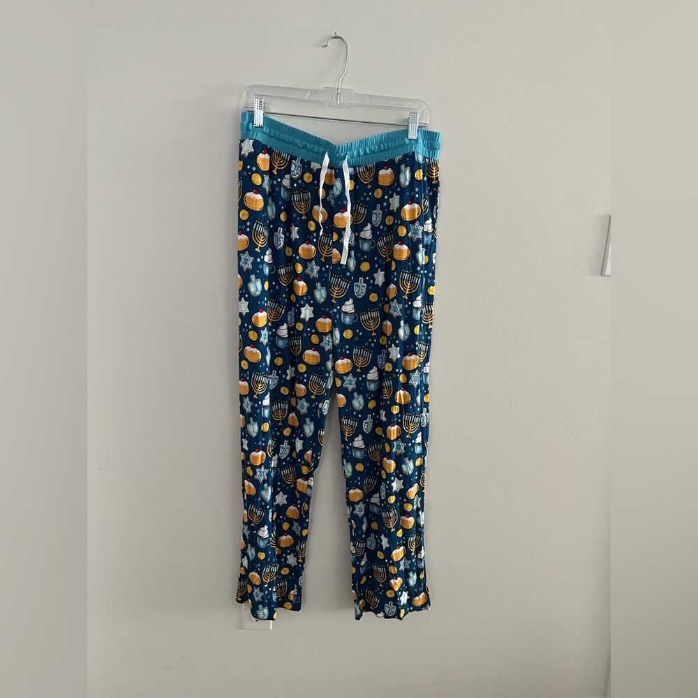 💚 2 for $45 Festive Little Sleepies Hanukkah Men’s Pajama Bottoms - Size XL